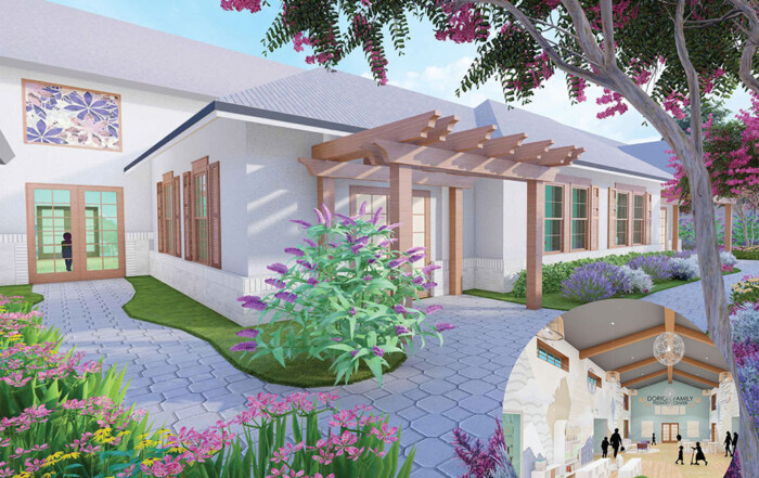 Artist Rendering of the upcoming Dorion Family Pediatric Center