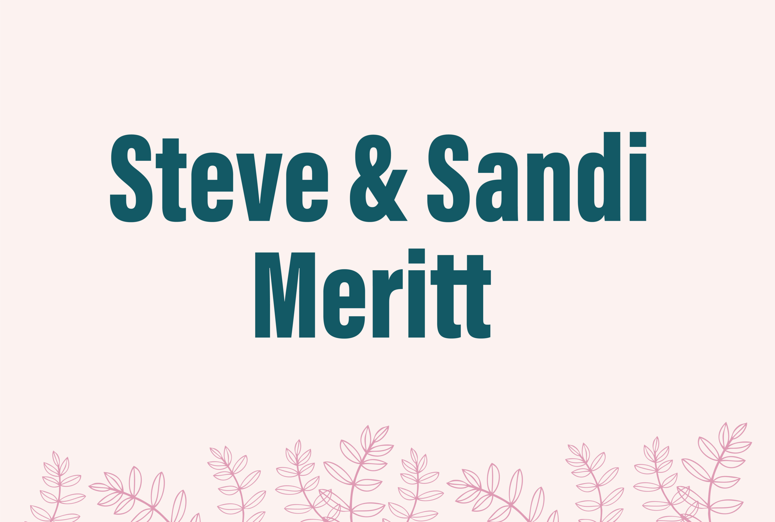 Steve and Sandi Meritt