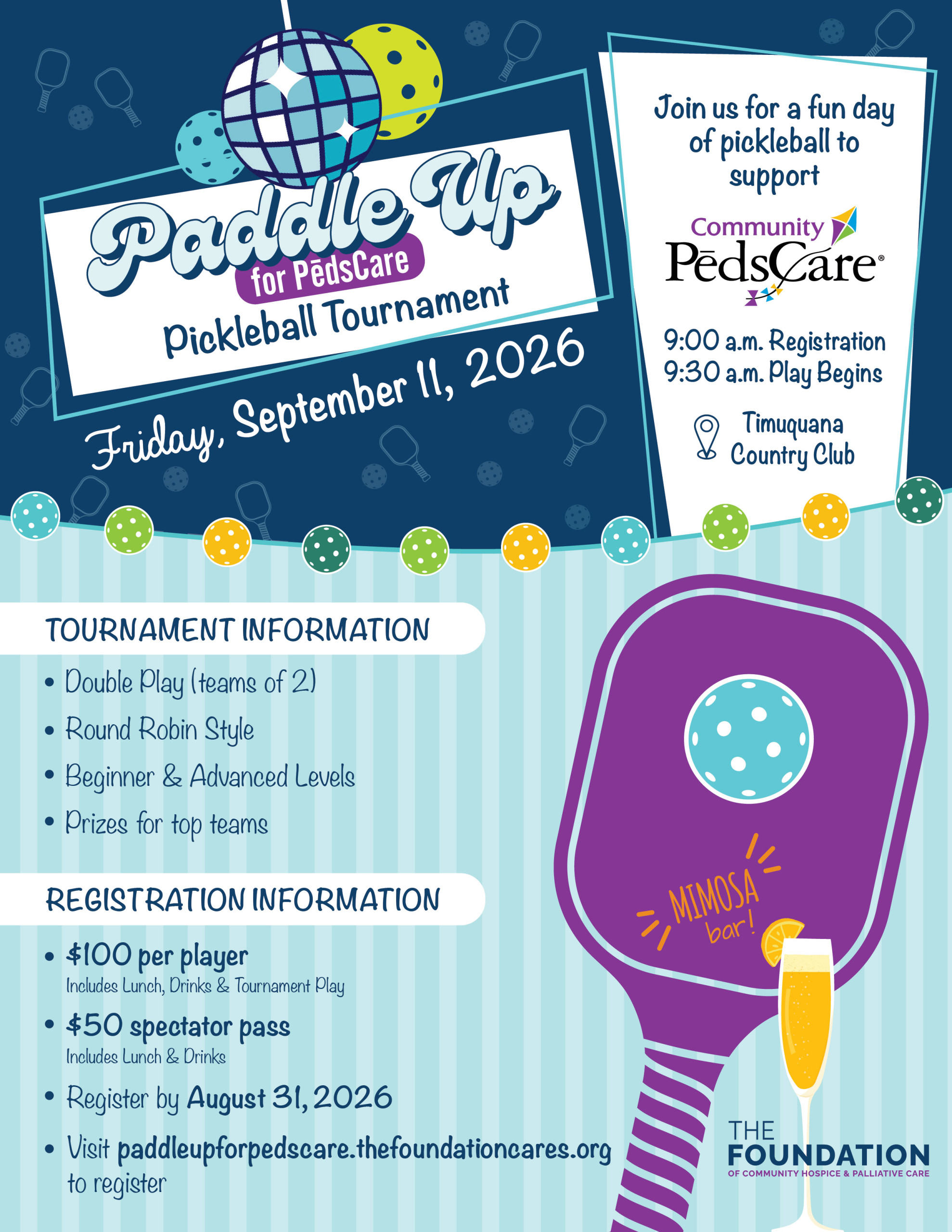 FDN Paddle Up for PedsCare Flyer digital version